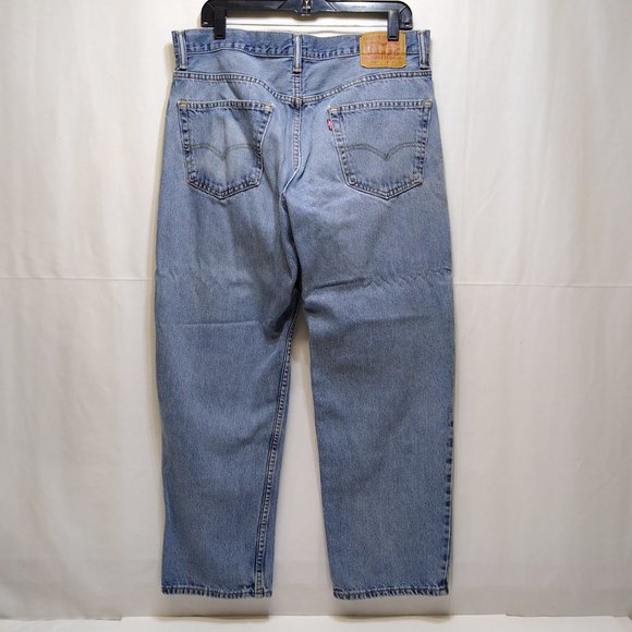 Levi's 550 Relaxed Fit Vintage Jeans 36x28 Red Tag Top Button #4460 EUC - Picture 2 of 7